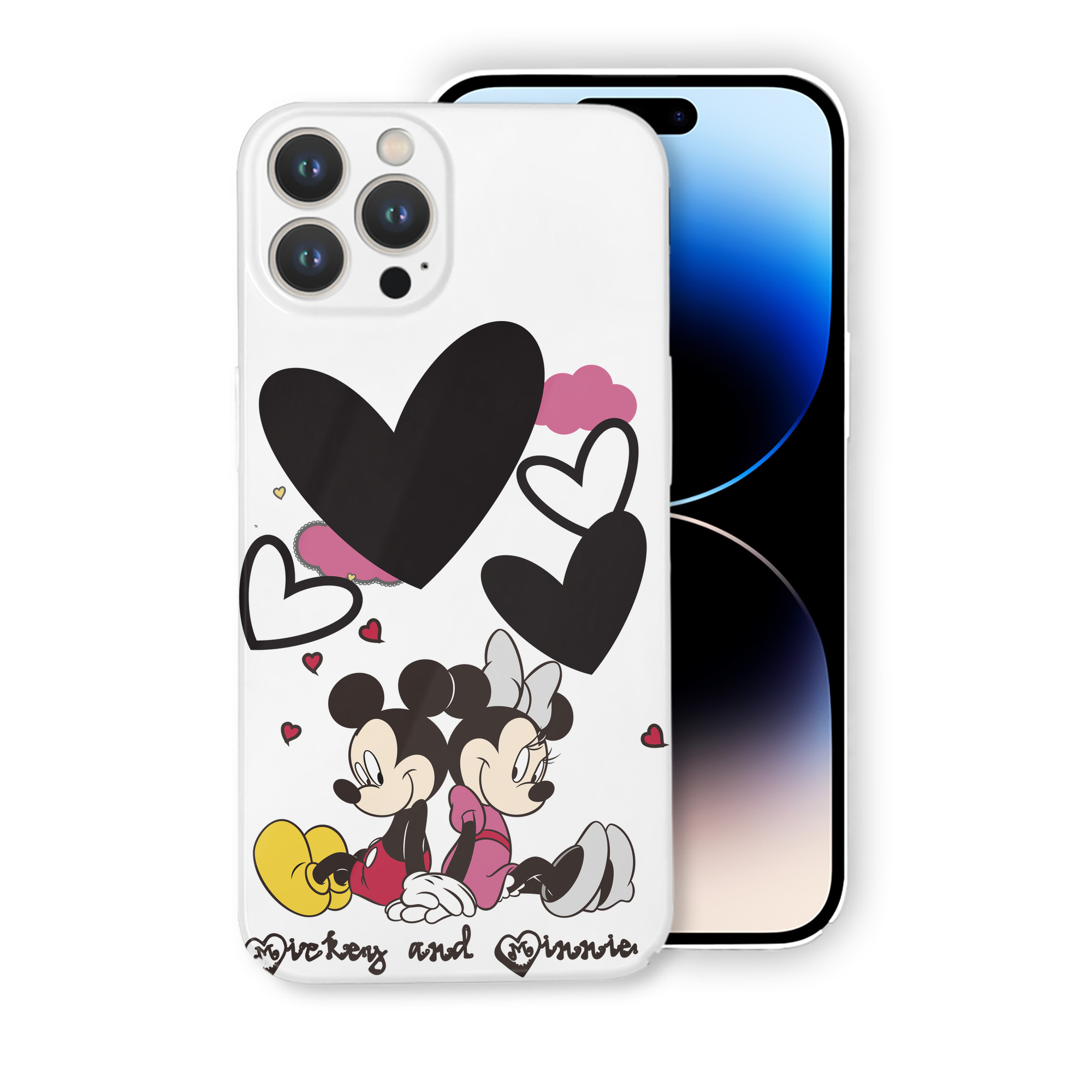 （画像用） ミッキーマウス Mickey Mouse 【iPhone 14シリーズ対応】ハードケース